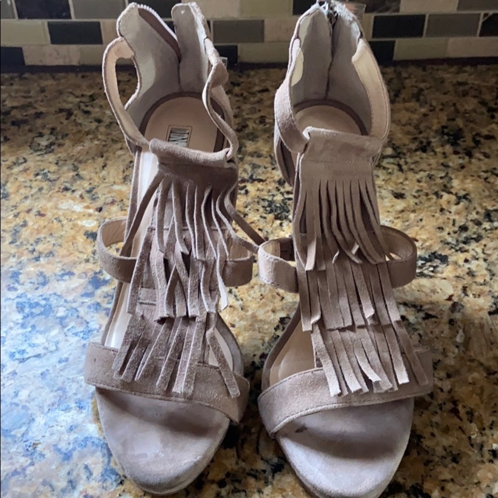 Cute suede heels